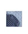 Brunello Cucinelli Patterned Pocket Square In Blue