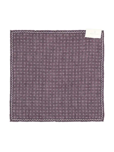 BRUNELLO CUCINELLI GEOMETRIC-PATTERN POCKET SQUARE