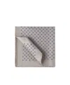 Brunello Cucinelli Patterned Pocket Square In Gray