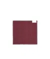 Brunello Cucinelli Geometric-pattern Pocket Square In Red