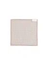 Brunello Cucinelli Geometric-pattern Pocket Square In White