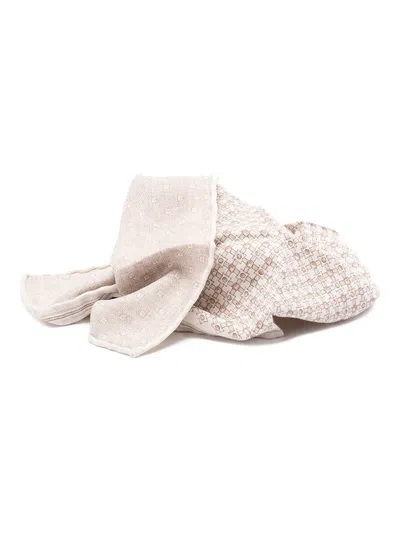 BRUNELLO CUCINELLI PATTERNED SCARF