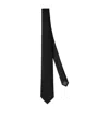 Brunello Cucinelli Patterned Silk Tie In Black