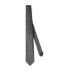 Brunello Cucinelli Patterned Tie In Gray