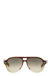 Brunello Cucinelli Men Paul Acetate Sunglasses In Gold