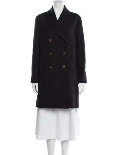 Pre-owned Brunello Cucinelli Peacoat In Gray