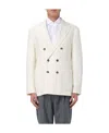 Brunello Cucinelli Peak-lapel Double-breasted Blazer In White