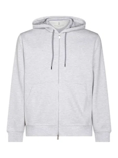 BRUNELLO CUCINELLI PEARL COTTON SWEATSHIRT