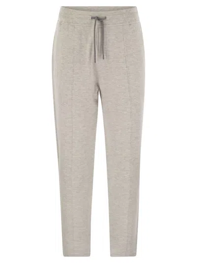 BRUNELLO CUCINELLI COTTON FLEECE TROUSERS