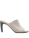 Brunello Cucinelli Open-toe High-heeled Sandals In Gray