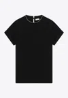 Brunello Cucinelli Jersey T-shirt With Precious Faux Layering In Black