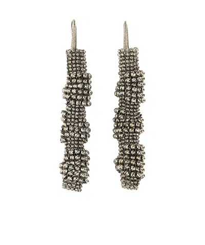 Brunello Cucinelli Pendant Earrings In Multicolor