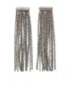 Brunello Cucinelli Vetro And Silver Earrings In Silver
