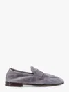 Brunello Cucinelli Suede Penny Loafers In Grey