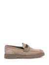 Brunello Cucinelli Penny Loafer In Ice