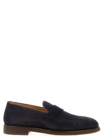 BRUNELLO CUCINELLI BRUNELLO CUCINELLI PENNY STRAP SUEDE LOAFERS