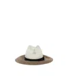 Brunello Cucinelli Perforated-detail Hat In White
