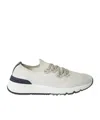 Brunello Cucinelli Perforated-detail Low-top Sneakers In White