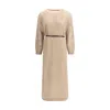 Brunello Cucinelli Women Perforated Long Dress