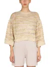 Brunello Cucinelli Perforated Mesh In Neutral