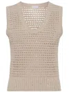 BRUNELLO CUCINELLI BRUNELLO CUCINELLI PERFORATED TANK TOP