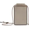 Brunello Cucinelli Phone Bag In Light Grey