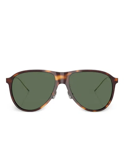 BRUNELLO CUCINELLI PILOT-FRAME SUNGLASSES