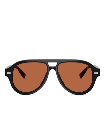 BRUNELLO CUCINELLI PILOT-FRAME SUNGLASSES