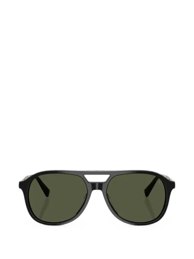 Brunello Cucinelli Pilot-frame Sunglasses In Green