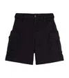 Brunello Cucinelli Stretch-cotton Cargo Shorts In Blue