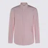 Brunello Cucinelli Shirt Striped Pattern Button-down Collar In Pink