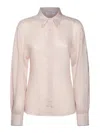Brunello Cucinelli Shirts In Light Pink