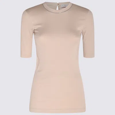 Brunello Cucinelli Short-sleeve T-shirt In Beige