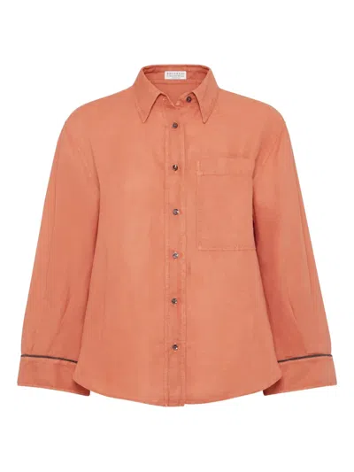 BRUNELLO CUCINELLI PINPOINT SHIRT