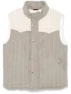 Brunello Cucinelli Pinstripe Gilet In Neutrals