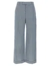 Brunello Cucinelli Women Pinstripe Pants In Multicolor