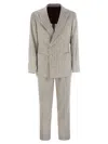 Brunello Cucinelli Men Pinstripe Suit Of Alpaca And Comfort Wool