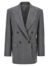Brunello Cucinelli Jacket In Gray
