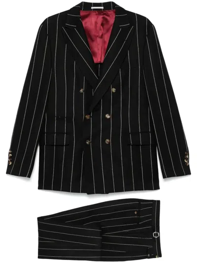 BRUNELLO CUCINELLI PINSTRIPED SUIT