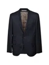 Brunello Cucinelli Pinstripe-pattern Suit In Blue
