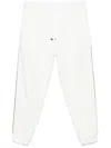 Brunello Cucinelli Piped-trim Sweatpants In White