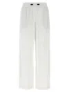 Brunello Cucinelli Hose Mit Elastischem Bund In White