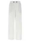 Brunello Cucinelli Hose Mit Elastischem Bund In White