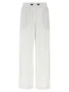 Brunello Cucinelli Hose Mit Elastischem Bund In White
