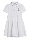 Brunello Cucinelli Piqué Polo Dress In White