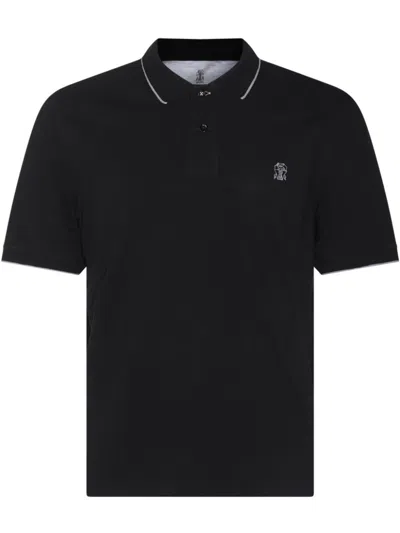BRUNELLO CUCINELLI PIQUÉ POLO SHIRT