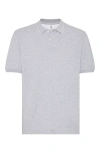 Brunello Cucinelli Layered Short-sleeved Polo Shirt In Grey