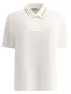 Brunello Cucinelli Piquet Polo Shirt With Monili