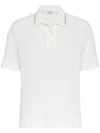 Brunello Cucinelli Piquet Polo Shirt With Monili