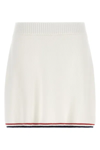 Brunello Cucinelli Piquet-effect Skirt - 'active' Line In White